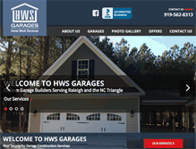 Tablet Screenshot of hwsgarage.com